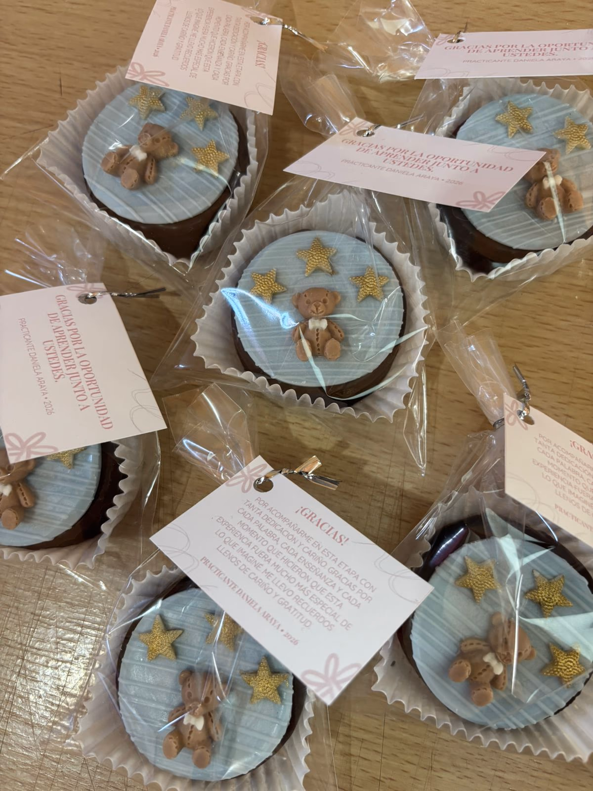 Alfajores personalizado con etiqueta