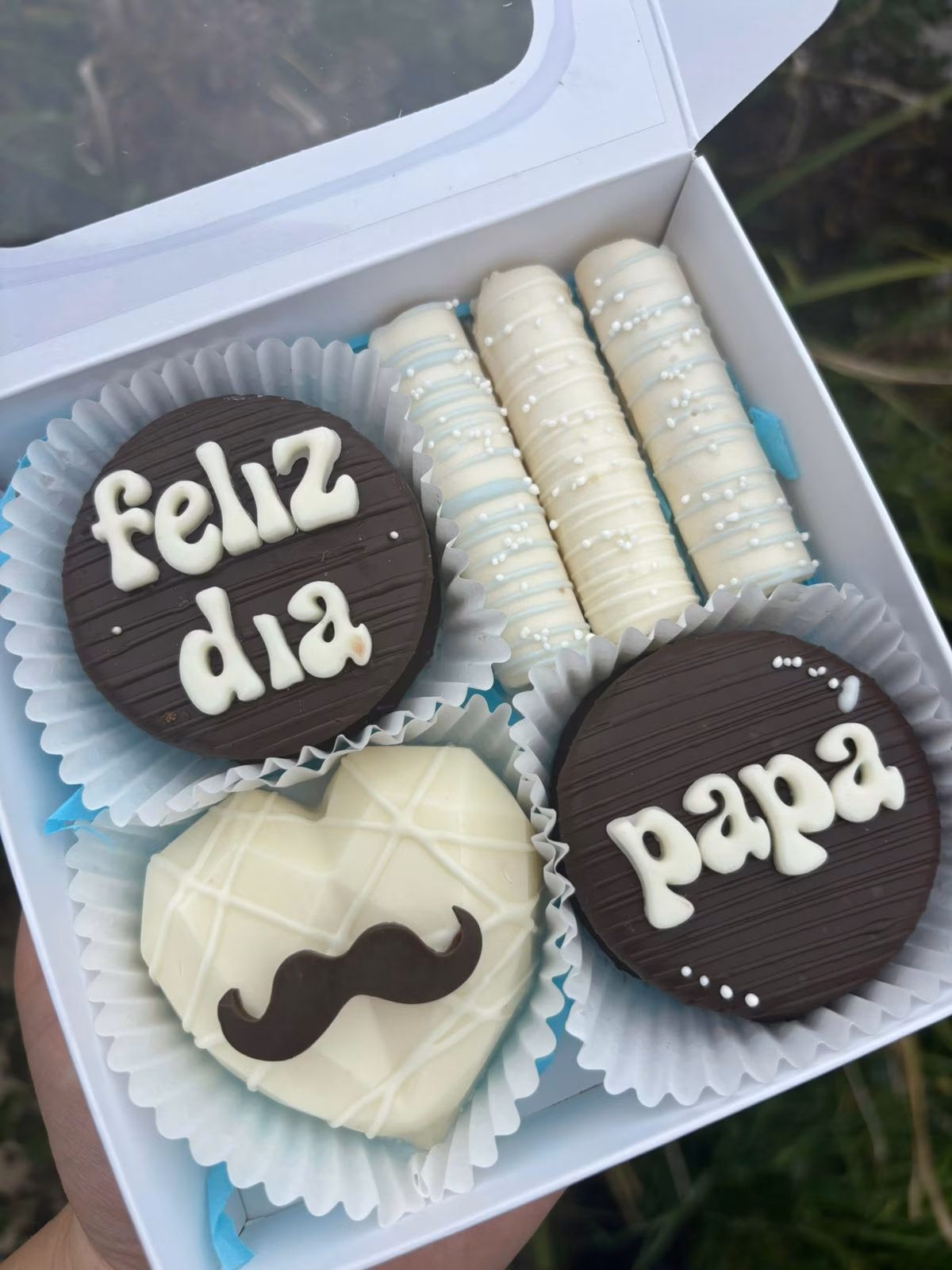 Caja de chocolates personalizados para el Día del Padre